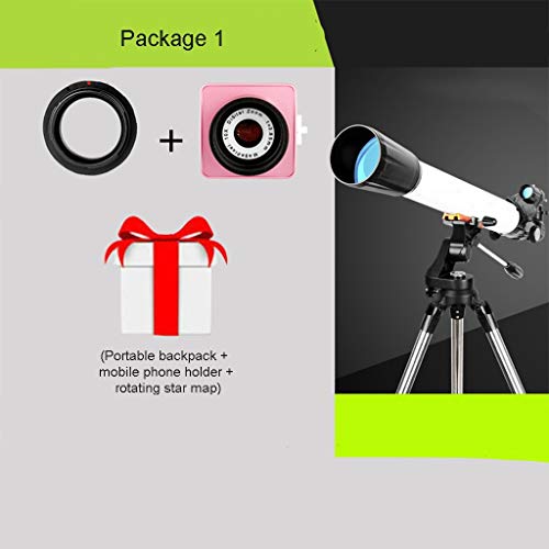 Telescopio refractor 700 mm con trípode y soporte smartphone miniatura 2