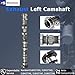 3.6 4Pcs Intake & Exhaust Camshafts Valve Lifters Rocker Arms Set Timing Chain Kit Water Pump Oil Pump Fit For Chrysler Dodge Jeep Ram 3.6L V6 DOHC 2011-2016 5184377AG 5184378AG 5184379AG 5184380AG