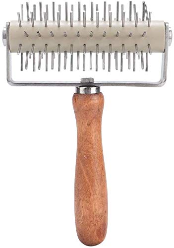 Homemade Stainless Steel Pizza Cake Pie Bread Pastry Baking Tool Dough Docker Needle Roller Wheel