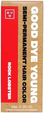 Good Dye Young Semi-Permanent Red Hair Dye, 5 FL OZ, Rock Lobster, Vegan