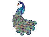Graceful Glitter Peacock Jumbo 42' Foil Party Balloon