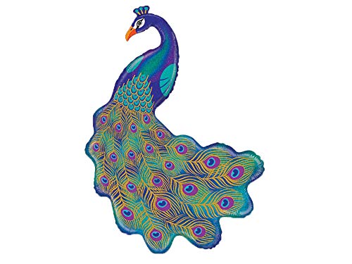 Graceful Glitter Peacock Jumbo 42