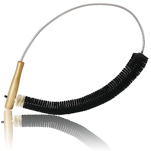 Waltola Cepillo para radiadores con cerdas naturales de cabra, para radiadores planos...