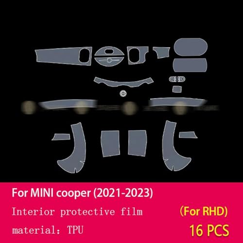 Protection d'écran de navigation auto-cicatrisante pour Mini Cooper - 3