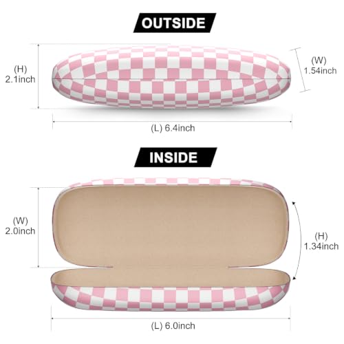 Image of Eyeglasses Case, Hard Shell Protective Case for Glasses, Unisex for Women Men