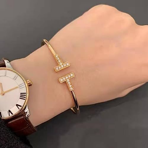 Bangle Bracelets for Women Gold Shine Earrings Rings Bangles Sets2