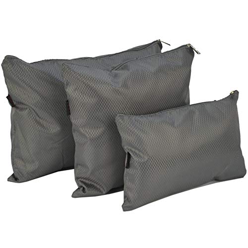 Organizador de Mala Viagem Necessaire Kit 6 Peças Cinza CBRN12749