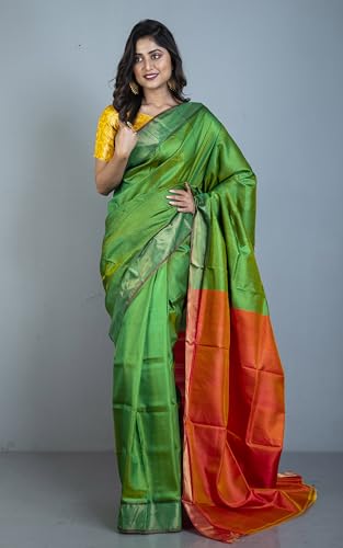 RUPLEKHA FASHION bishnupuri silk saree in katan silk – image 2