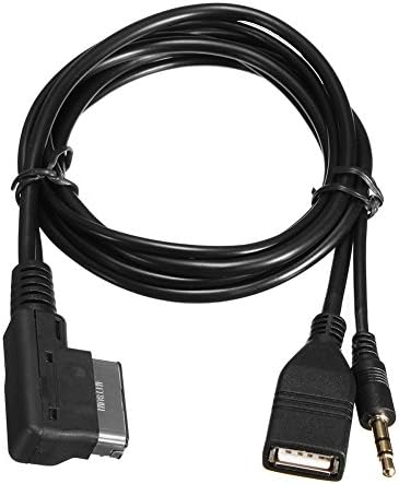 Miniatura 7 de Keenso Audio AMI - Cable auxiliar USB de 0.138 in, adaptador USB de 0.138 in, cable de carga para interfaz de audio MMI para S5 Q5 Q7 A3 A4L A5 (1