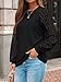 AUTOMET Womens Long Sleeve Shirts Lace Tops Business Casual Blouses 2025 Fall Fashion Teacher Outfits Trendy Clothes Knit T Y2k Ladies Dressy Work Professional Clothing Plus Size Black XXL