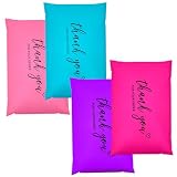 JinRuiKJ Thank You Poly Mailer - 6x9 Poly Mailers Variety Pack of 100, 25 Pcs Each Color, Strong Adhesive Shipping Bags for Clothing, Durable Thick Mailer Bags with Self Seal - Mixed Color2
