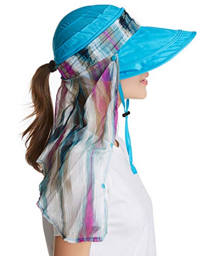 Face \u0026 Neck Flap Summer Wide Brim Hat 
