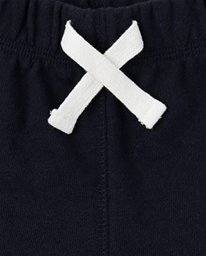 The Children's Place baby boys And Toddler French Terry Shorts, Black/Smoke Gray/New Navy 3 Pack, 12-18 Months US - image 2