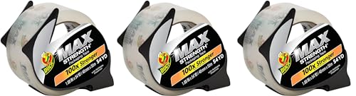 Ruban adhésif d'emballage transparent Duck Max pour réussir votre déménagement sereinement 50m