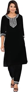 Aashish Fashion Daily use Black Kurta Set fo Women
