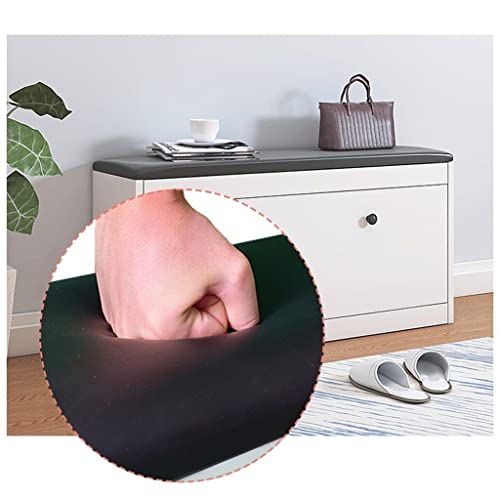 Étagère à chaussures grande capacité meuble de rangement stable avec banc de canapé - 3