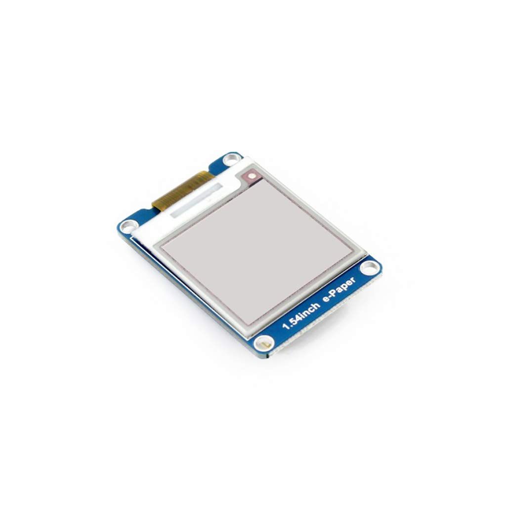 Tri-Color 1.54 Inch E-Ink Display Module Three-Color Resolution 200x200 3.3v E-Paper Electronic Screen Panel with Embedded Controller SPI Interface Support for Raspberry Pi/STM32/Nucleo/Jetson Nano