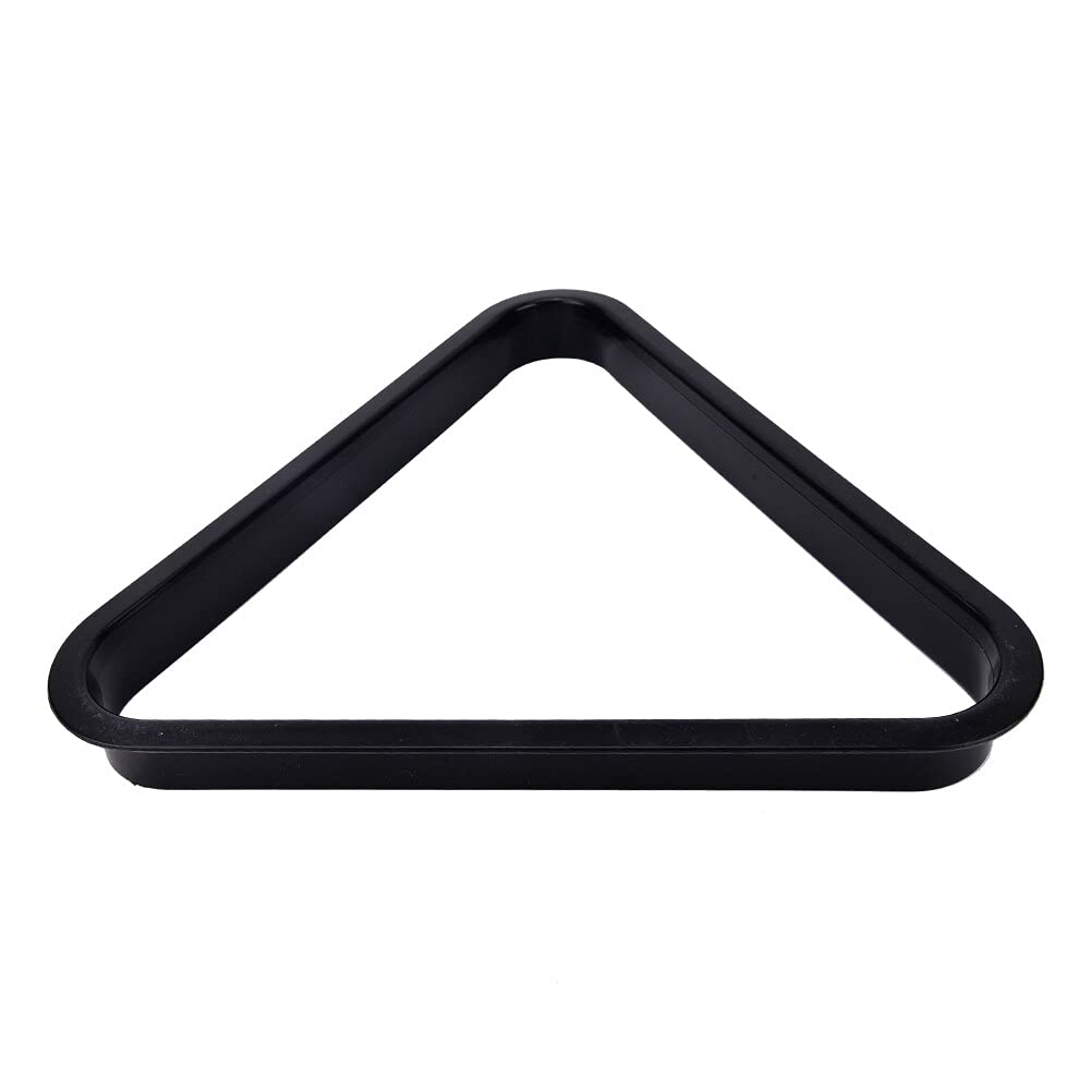 JBB Combo of Snooker and Pool Table Plastic Triangle and 9 Ball Frame in Black Color 1