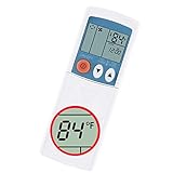 Compatible con Mitsubishi Electric Mr Slim Air Conditioner mando a distancia MSZ-JP09WA MSZ-JP12WA NTXWMT09A111AA NTXWMT12A111AA NTXWMT15A112AA NTXWEL09A112AA NTXWEL12A112AA en Fahrenheit.