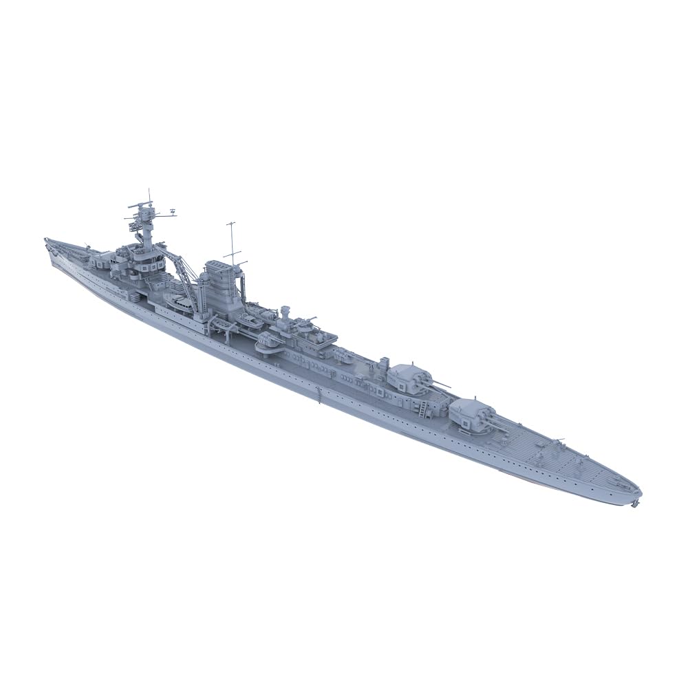 MRY-SFW SSC350564-A 1/350 zestaw do budowy modelu wojskowego Niemiecki lekki krążownik KMS Leipzig Segmentowany kadłub
