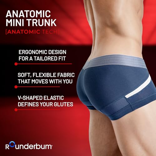 Boxers para hombre cómodos de algodón Rounderbum para evitar rozaduras 3