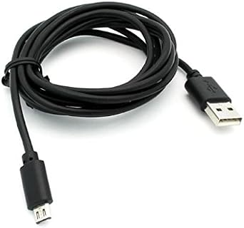 Black 10ft Long USB Cable Rapid Charger Sync Power Wire Micro-USB Data Link Cord Supports Fast Charging for Cricket Alcatel Idol 4 - Cricket Alcatel OneTouch Flint - Cricket HTC Desire 512