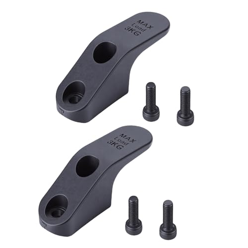 RiToEasysports Gancho para Bicicleta, Material ABS, Gancho para Scooter Eléctrico para Almacenamiento Eficiente de Bicicletas y Scooters de hasta 6,6 Libras