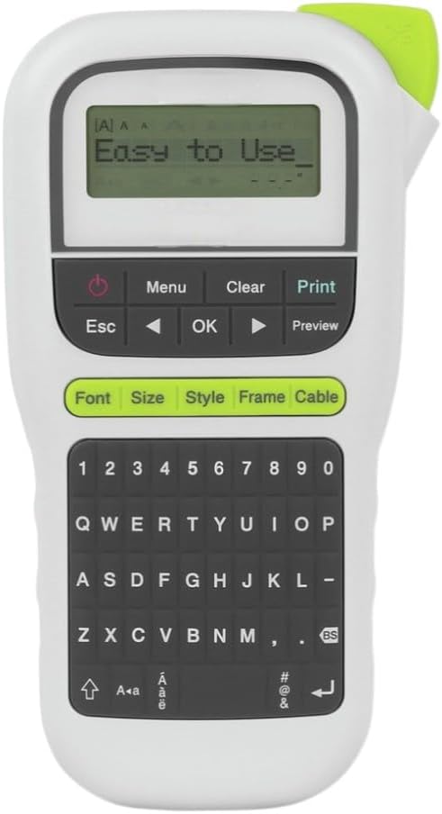 Power Tools For Brother P-Touch PTH110 4.5" x 6.13" x 2.5" 2 Lines Easy Portable Label Maker 12502643890 Mod-C26PO-10830