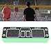 Enforose Digital Scoreboard Battery Powered Scoreboard LED Electronic Scoreboard Score Keeper with Count Down Up Timer 12 24h Clock for Indoor Outdoor Games (Green)