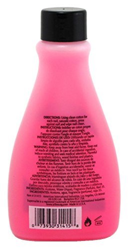 Super Nail 4Oz Nonabrasive Polish Remover For Natural Artificial Nails Pink, 4 Fl Oz (401_1) #TOP1
