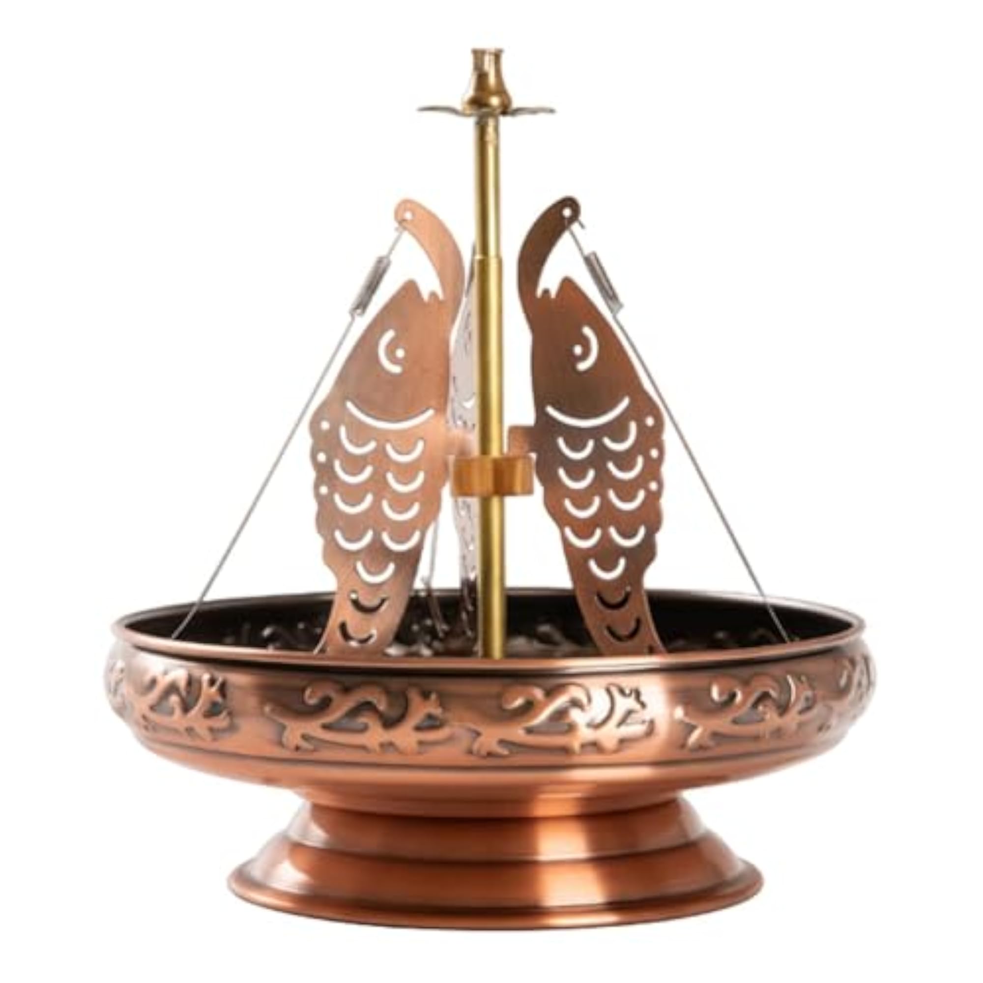 Multifunctional Burner Holder for Office & Living Room Desktop, Red Bronze