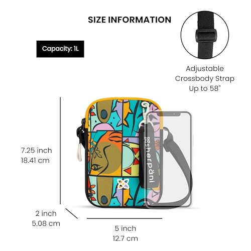 Image of Sherpani Rogue, Mini Crossbody Bag, Lightweight Shoulder Bag, Cross Body Purse, Crossbody Bags, Unisex Travel Gift