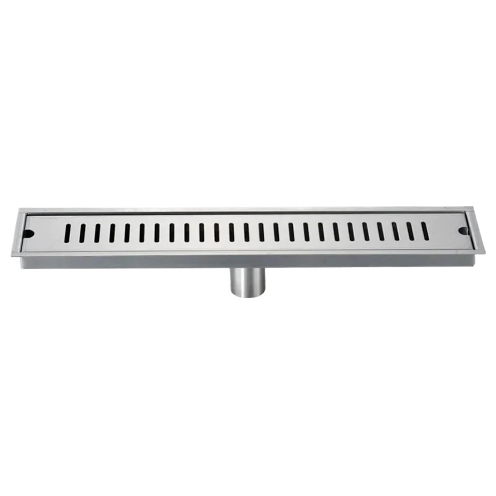 Drain de sol rectangulaire anti-stagnation en acier inoxydable 50cm
