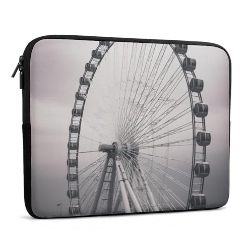 Funda para Laptop 15 pulgadas Gris Ferris Wheel Slim miniatura 3