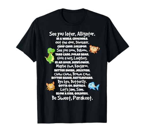 Fun Ways to Say Goodbye T-shirt T-Shirt