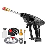 500W 30000mAh Wireless Car Washer Pistola Ad Acqua For Lavaggio Auto Alta Pressione 60BAR Batteria Rondella Portatile For Home Potente Getto A Pressione