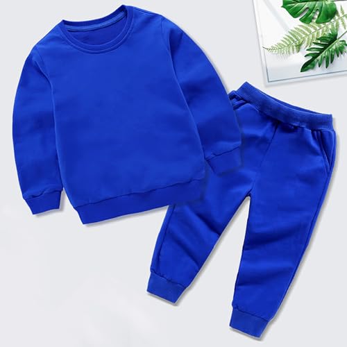 Vêtements hiver bébé ensemble pull et pantalon en maille unie - 2