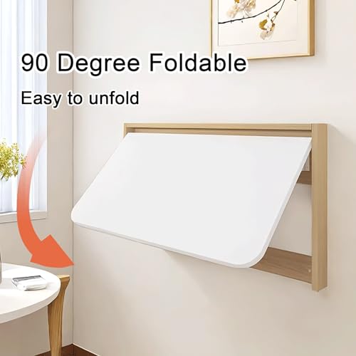 Table pliante murale pour petits espaces et bureau à domicile compact - 5