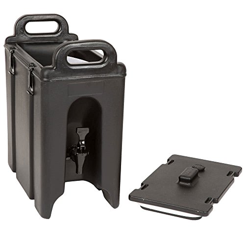 Cambro 250Lcd110 Black 2.5 Gal. Beverage Camtainer #TOP1