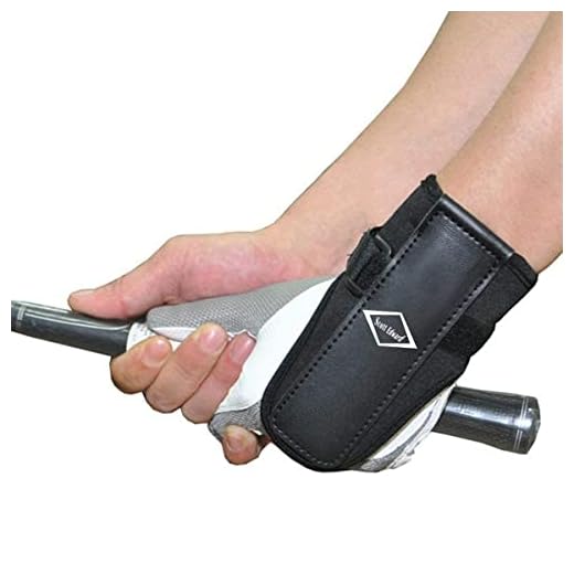 Scott Edward Scott Golf Swing Trainer Practice Tool Swing Training Pro Power Band Wrist Support Practice Tool Gesture Alignment for Golf Beginners