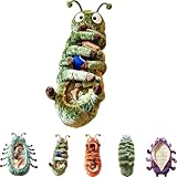 Hugging Caterpillar Sleeping Bags, Plush Cocoon Sleeping Bag, Cozy Indoor Nap Pod with Pull Cord, Cozy Reading Nest(Bronze)