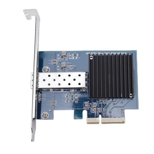SUNGOOYUE 10Gbps PCIe X4 NIC Card, Tarjeta de Red de Fibra Óptica con Puerto SFP Único, Compatible con PXE Boot y Estándar IEEE 802.3ae 10GBASE LR SR miniatura 4