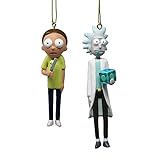 Kurt Adler Rick & Morty Figure Ornament Set 2 Standard