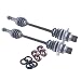 Yamaha Rhino rear cv axles wheel bearings & seals set 450/660 2006-2009