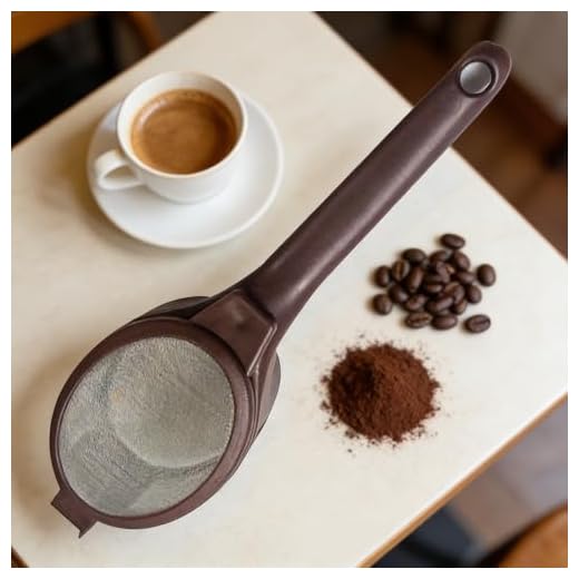 Reusable Coffee Tea Brew Stick Infuser, Single Cup Filter Spoon with Fine Mesh, BPA Free Portable Coffee Maker for Travel Work Home