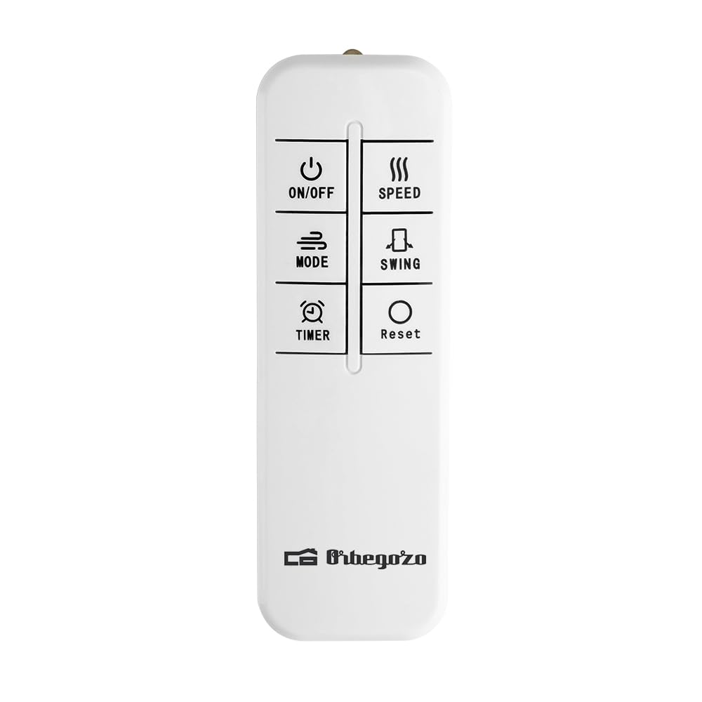 Orbegozo Torre de ventilación TWM 0650. Altura 80 cm. 3 modos ventilación. Potencia 45W. Función oscilación. Temporizador. Panel táctil.
