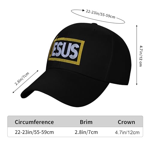 Image of Embroidered Baseball Cap for Women Men Adjustable Baseball Hat Black Baseball Cap Trucker Hat