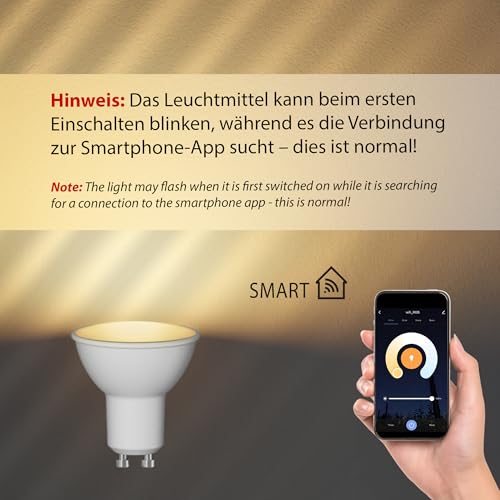 ledscom.de Decken-Einbaustrahler FERE Einbaurahmen chrom schwenkbar inkl. Smart Home RGBW GU10 LED Lampe, 5,41W, 473lm
