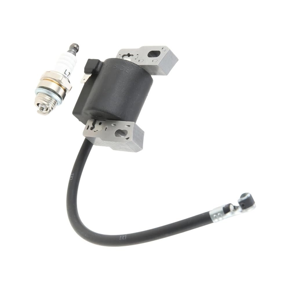 Bobina de encendido 590454 con bujía L7T apta for cortacésped 799381 790817 692605 802574 herramienta eléctrica de jardín