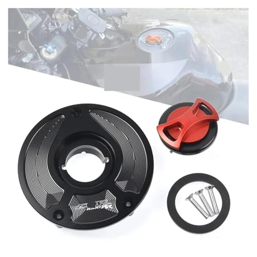 Bouchon de réservoir carburant CBR1000RR Fireblade 2000-2013 couvercle sans clé noir - 4